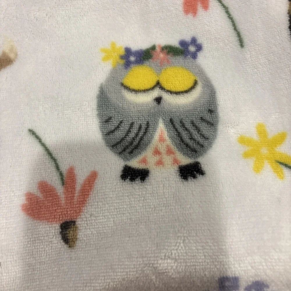 Bass Pro Shops Deer Bear Fox Owl Baby‎ Blanket 30